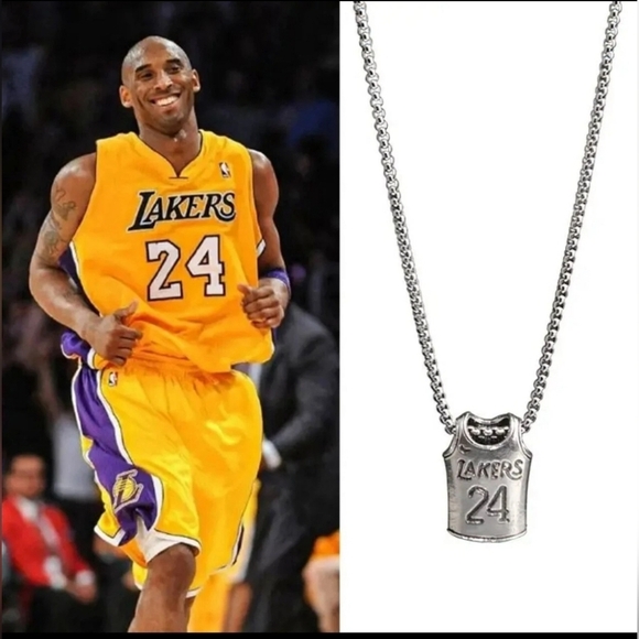 Other - Lakers 24 Jersey Pendant Necklace
